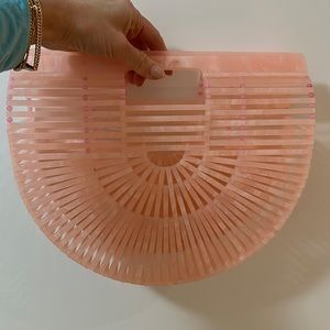Cult Gaia acrylic arch bag